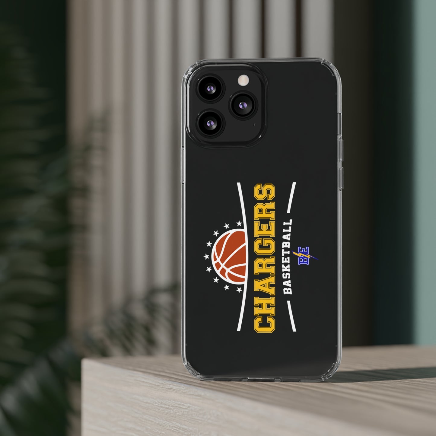 Chargers Basketball - Clear Cases