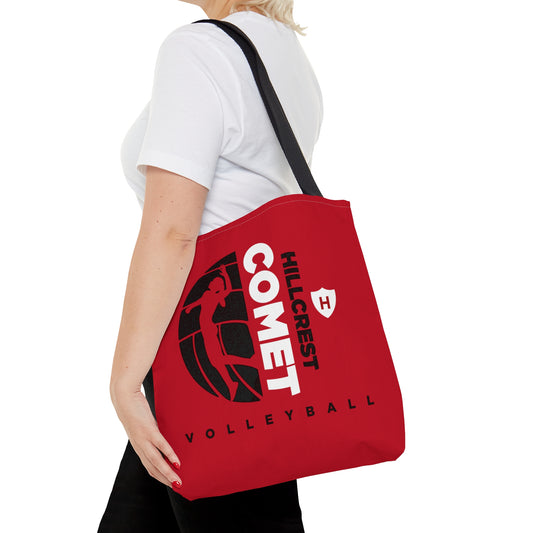 Comet Volleyball - Red Tote Bag