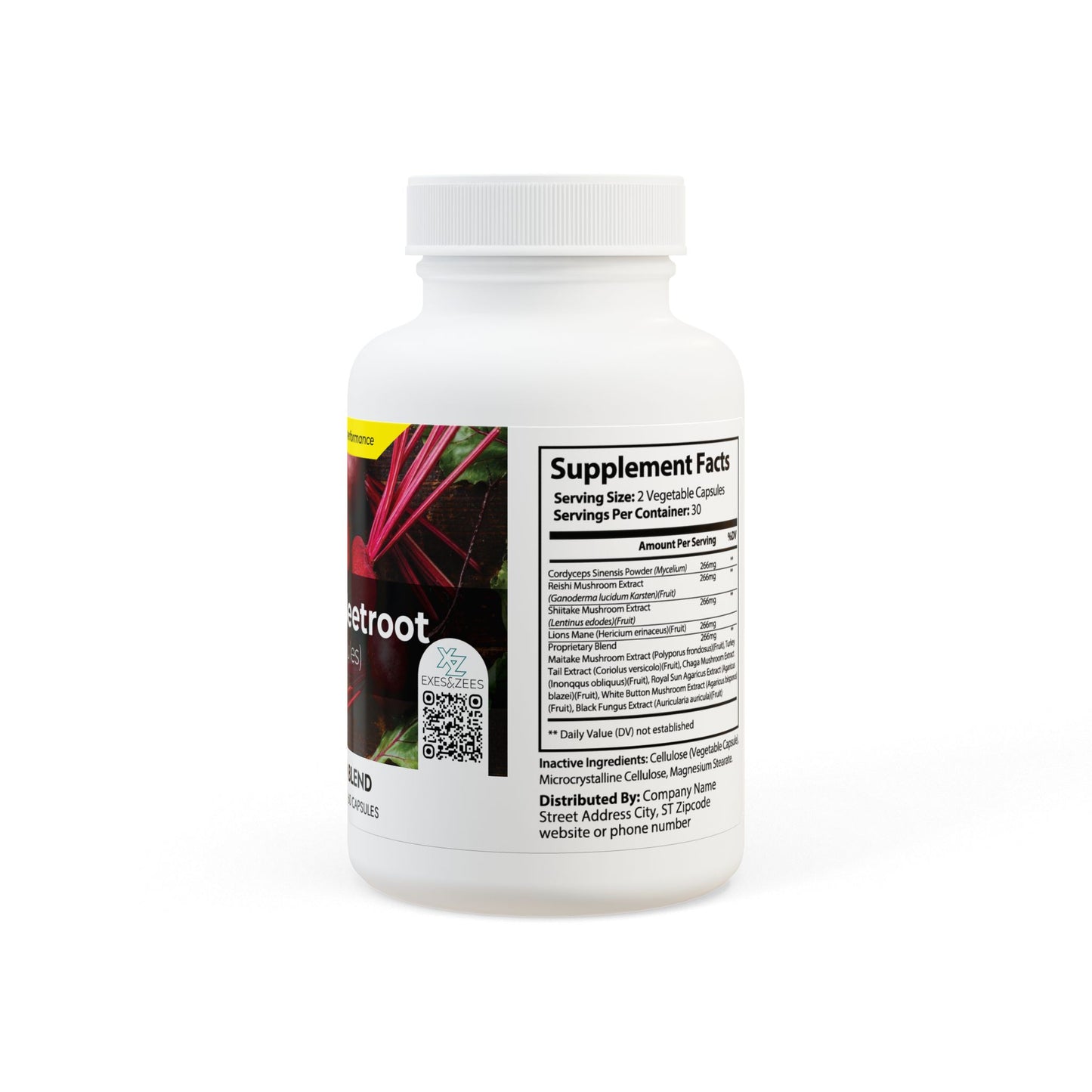 Beetroot Supplement (60 Capsules)