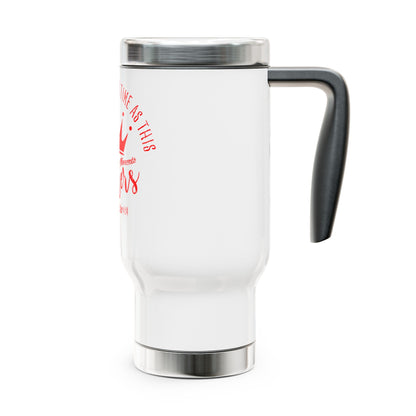 MN Esthers - Stainless Steel Travel Mug with Handle, 14oz