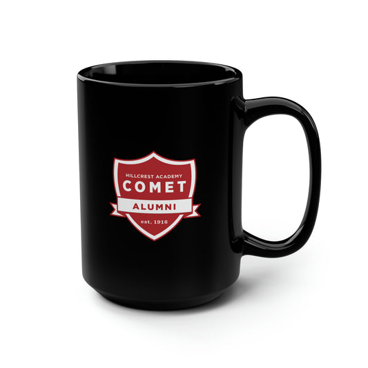 Comet Alumni - Black Mug, 15oz