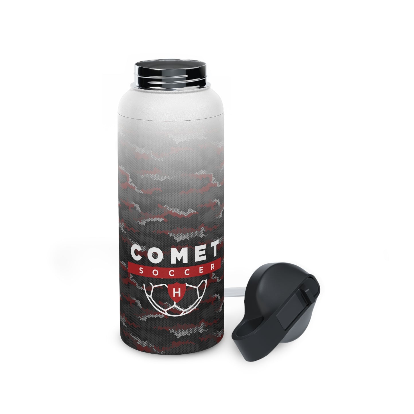 Comet Soccer - Stainless Steel Water Bottle, Standard Lid