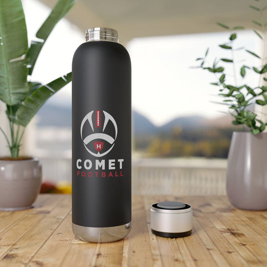Comet Football - Soundwave Copper Vacuum Audio Bottle 22oz