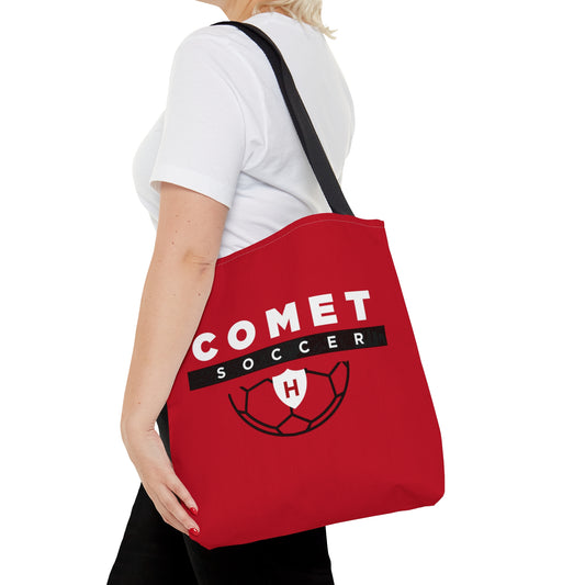 Comet Soccer - Red Tote Bag