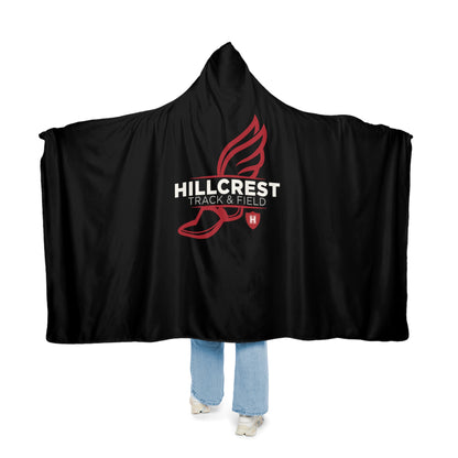 Comet Track & Field - Black Snuggle Blanket