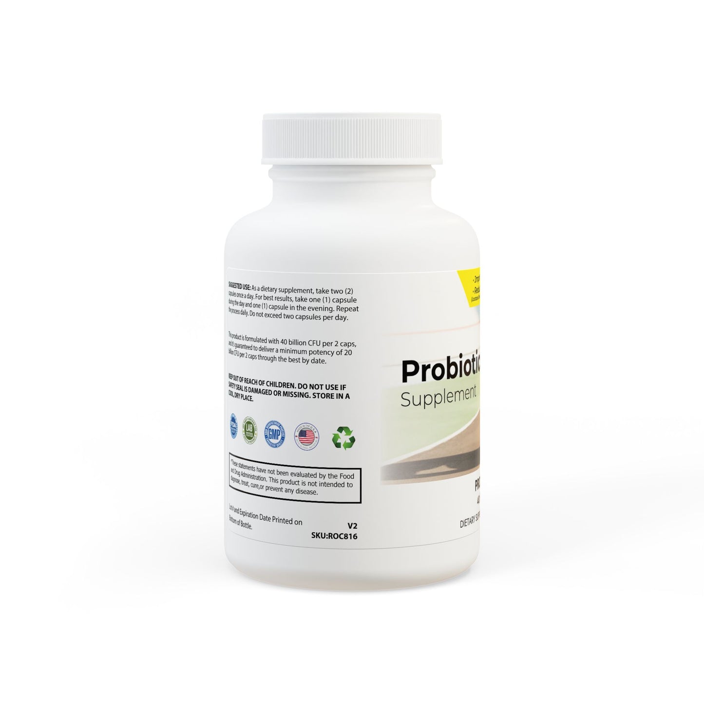 Probiotics Supplement (60 Capsules)