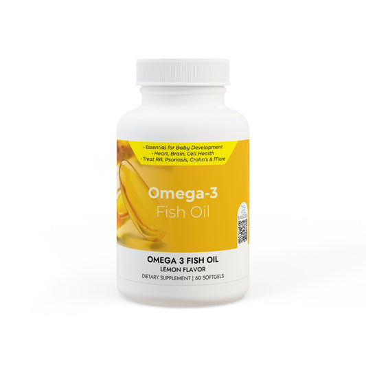 Omega 3 Fish Oil Supplement (60 Softgels)