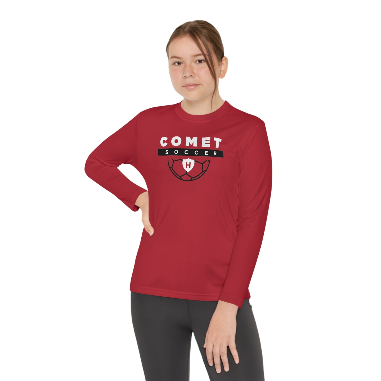 Comet Soccer - Youth Long Sleeve Competitor Tee