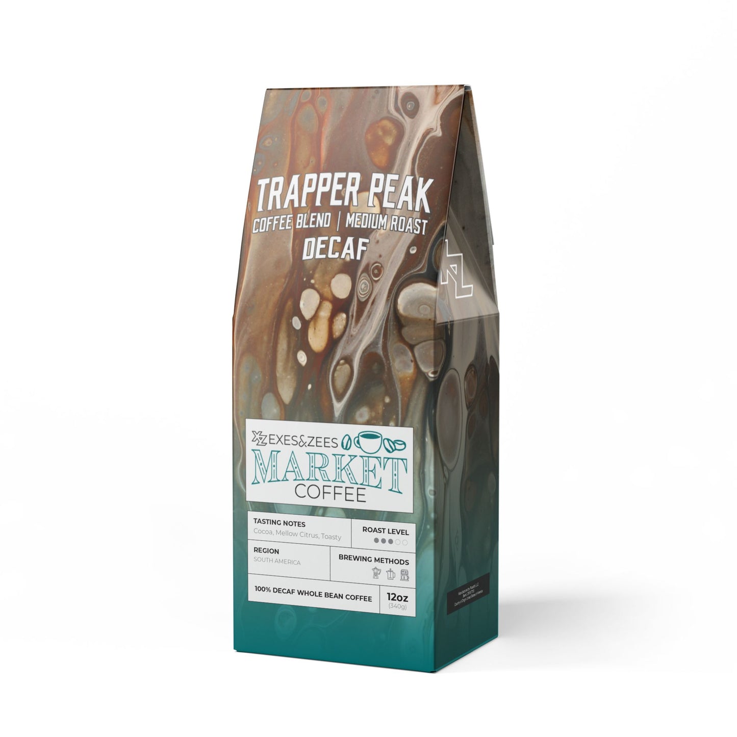 Trapper Peak Decaf Coffee Blend (Medium Roast)