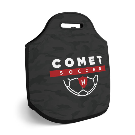 Comet Soccer - Black Camo Neoprene Lunch Bag