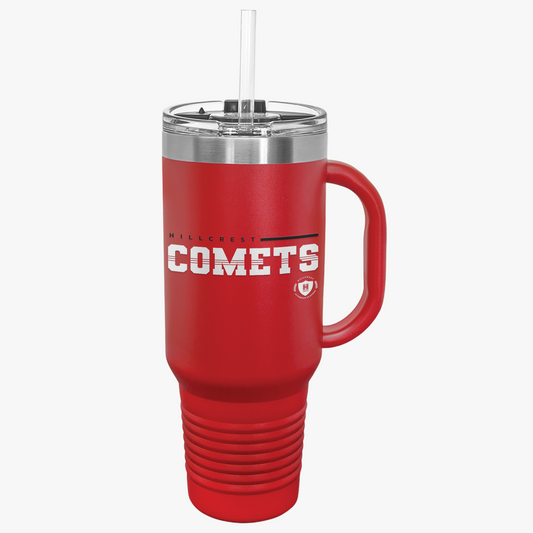 Hillcrest Comets - Polar Camel Insulated Travel Mug, 40oz