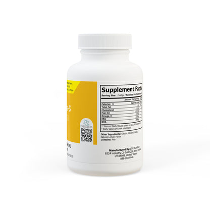 Omega 3 Fish Oil Supplement (60 Softgels)