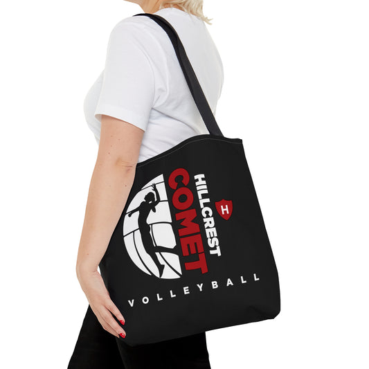 Comet Volleyball - Black Tote Bag