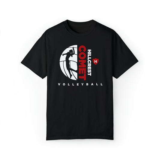 Comet Volleyball - Unisex Garment-Dyed T-shirt