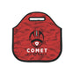 Comet Football - Red Camo Neoprene Lunch Bag