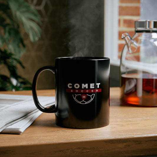 Comet Soccer - 11oz Black Mug