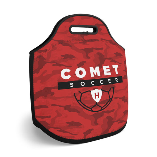 Comet Soccer - Red Camo Neoprene Lunch Bag