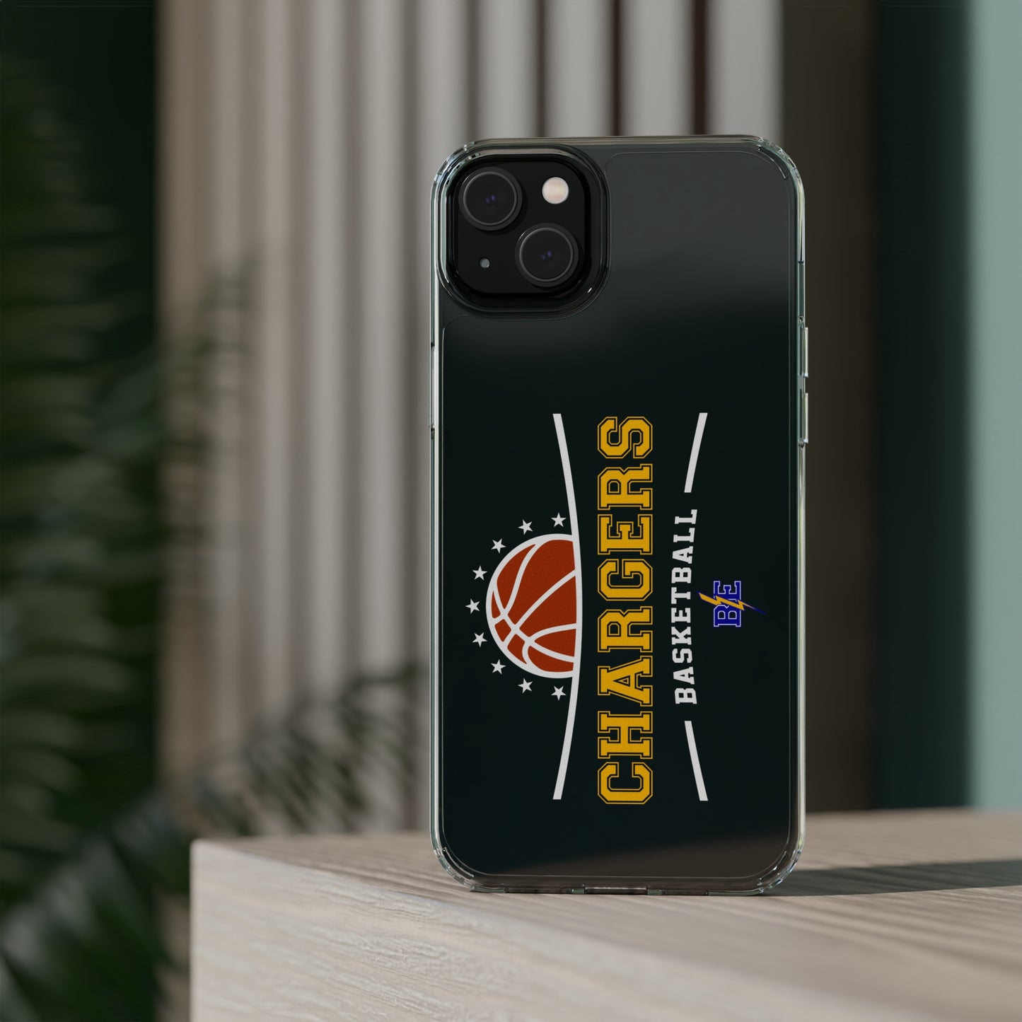 Chargers Basketball - Clear Cases