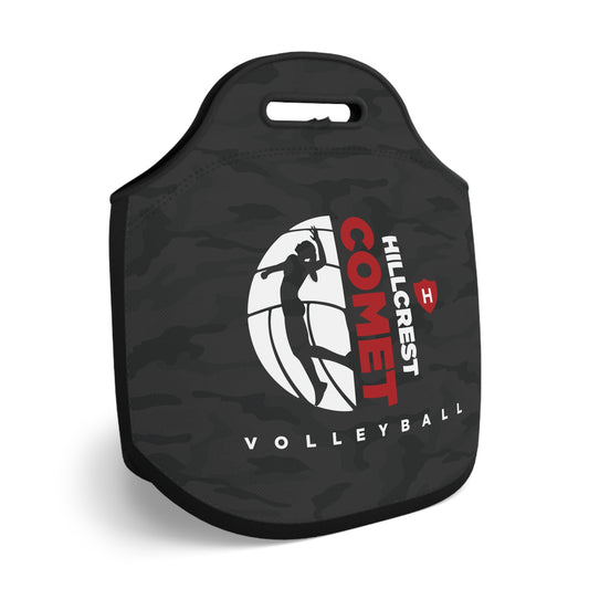 Comet Volleyball - Black Camo Neoprene Lunch Bag