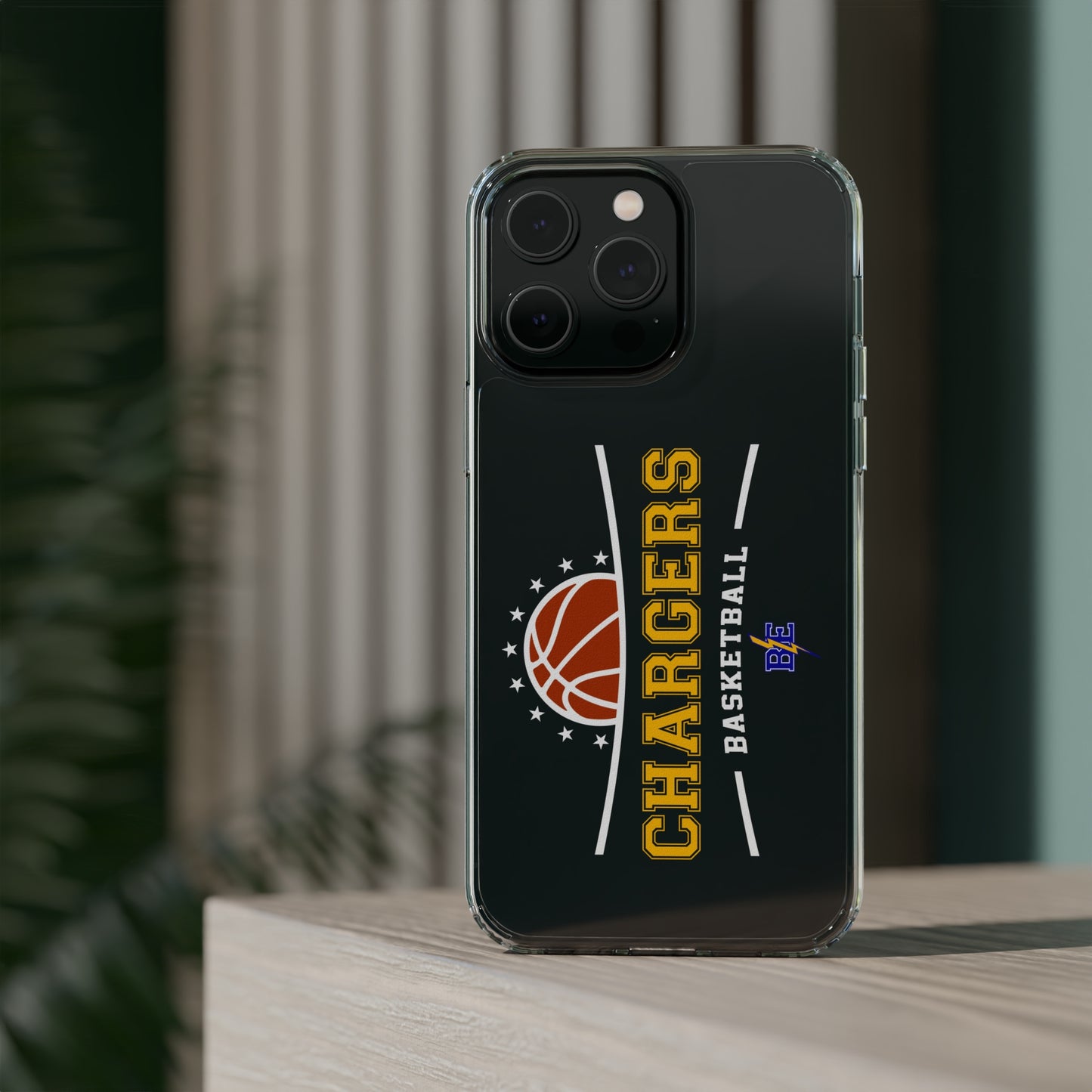 Chargers Basketball - Clear Cases