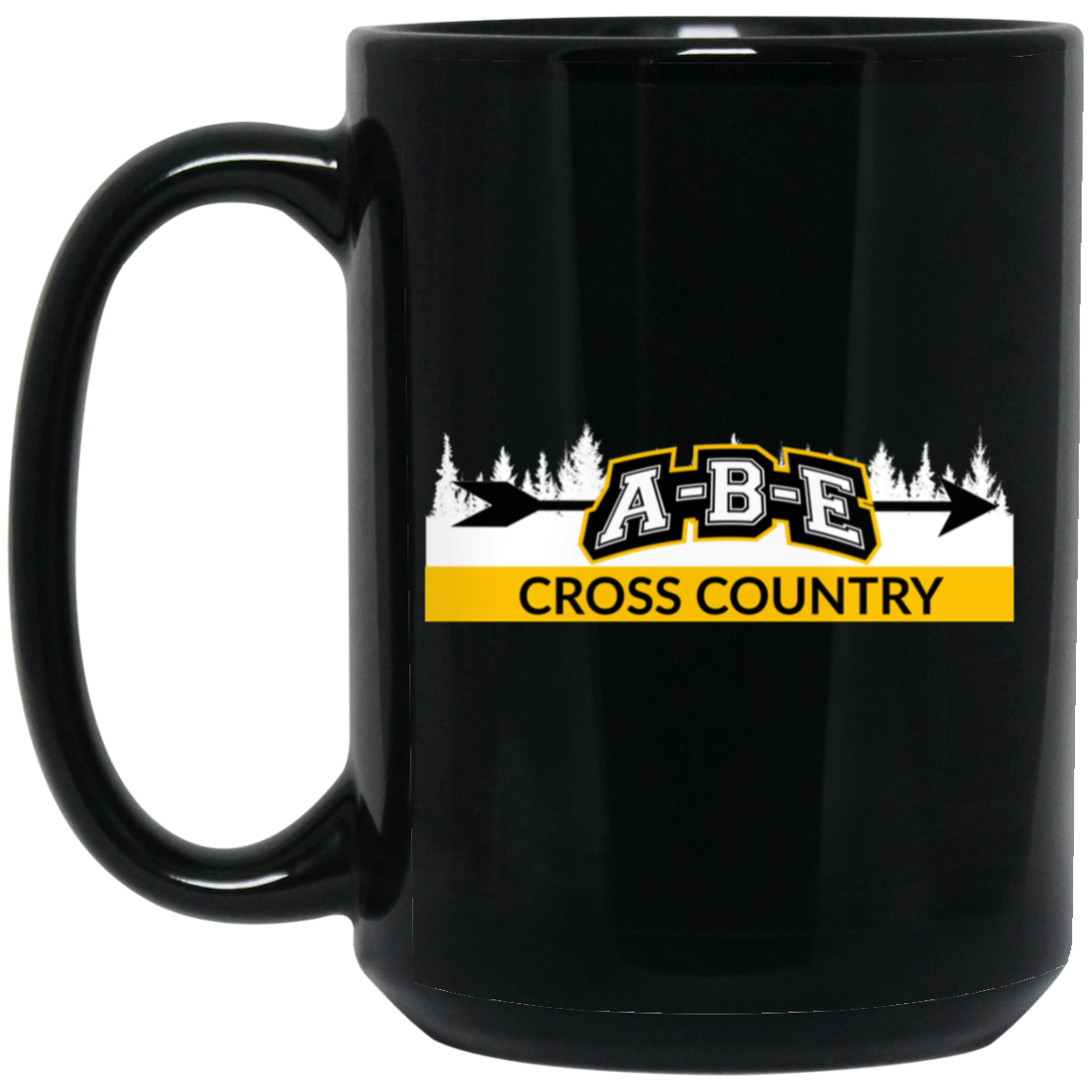 A-B-E Cross Country - 15oz Black Mug