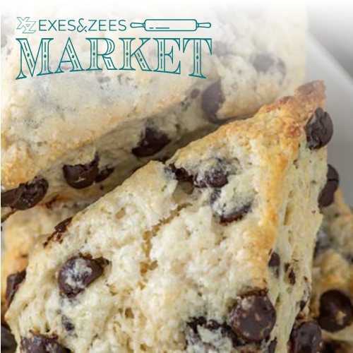 Dark Chocolate Chip Scones (8 Pack)