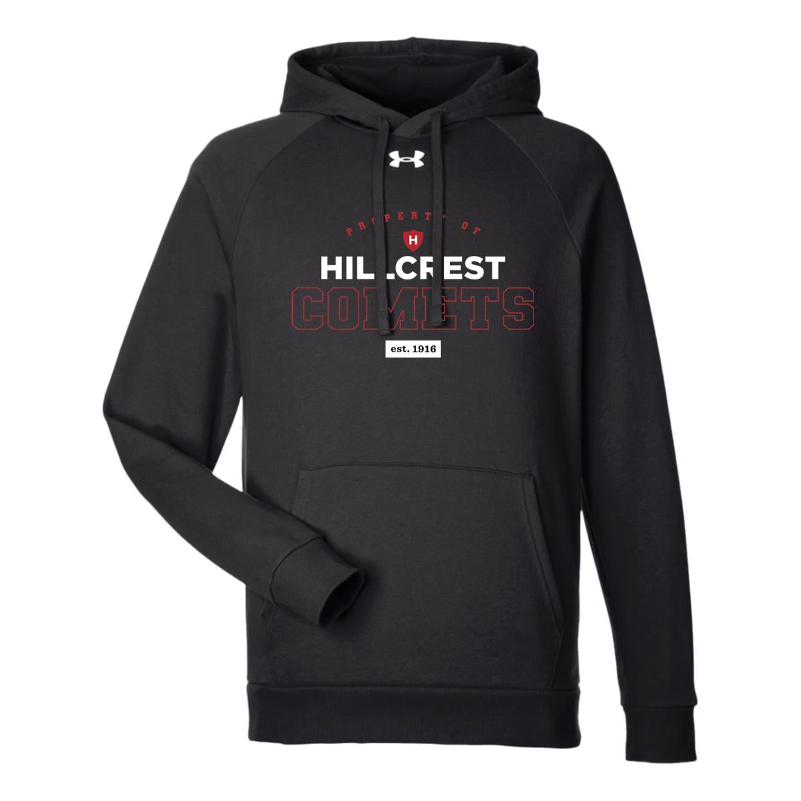 Hillcrest Comets - Under Armour Mens Rival Fleece Hoodie