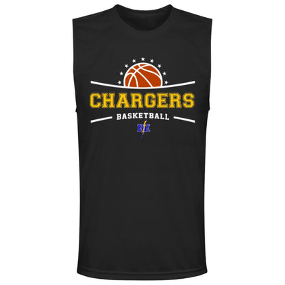 Chargers Basketball - Mens Zone Muscle Tee