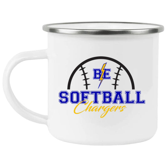 Chargers Softball -  Enamel Camping Mug