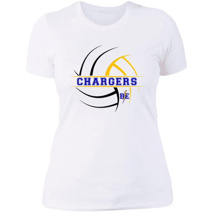 Chargers Volleyball - Ladies' Boyfriend T-Shirt