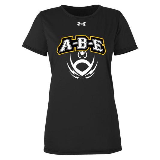 A-B-E Football - Under Armour Womens Team Tech Tee