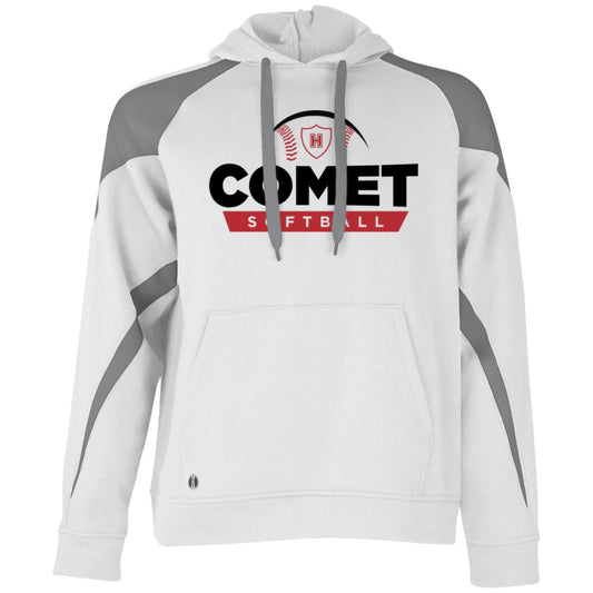 Comet Softball - Athletic Colorblock Fleece Hoodie