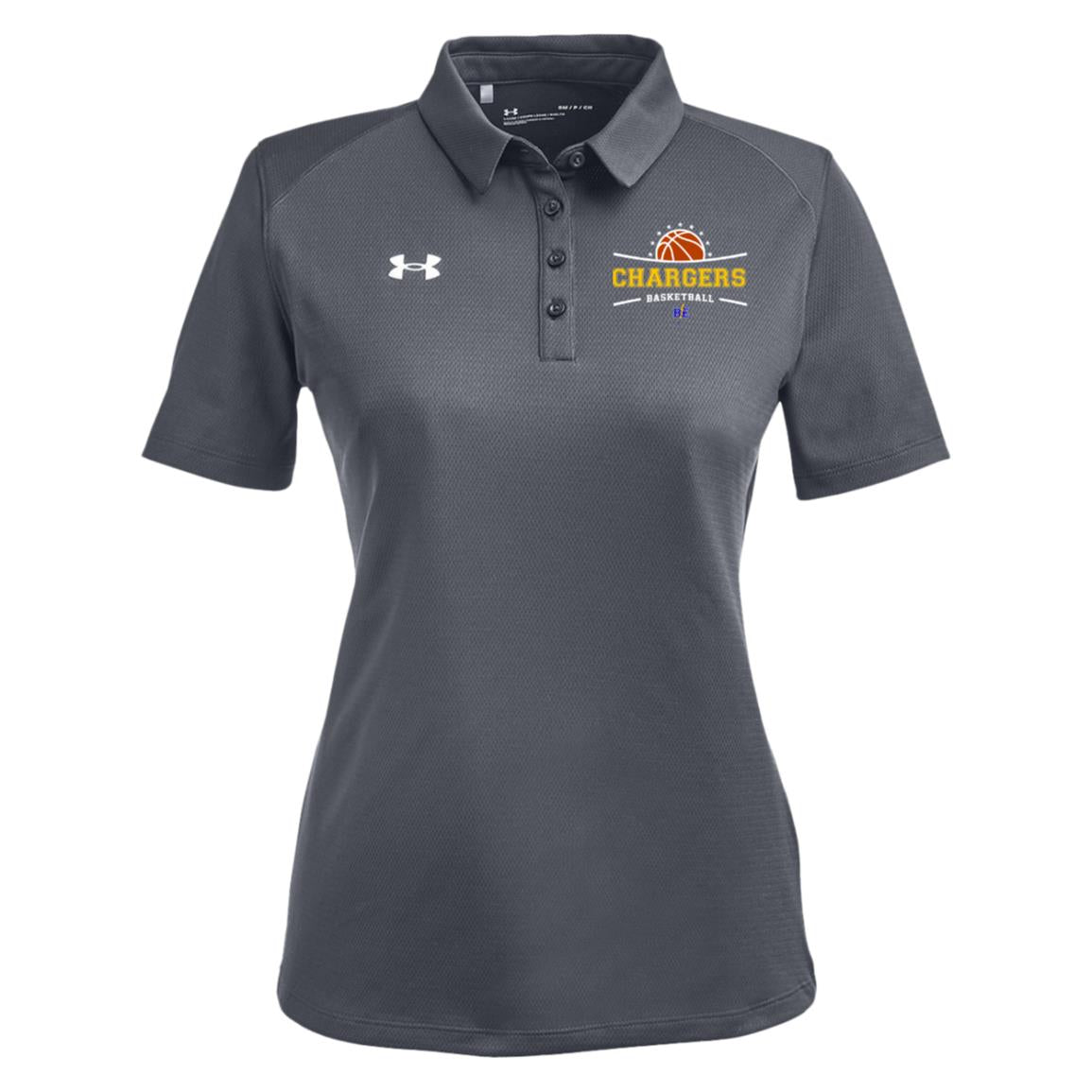 Chargers Basketball - Under Armour Womens Tech Polo