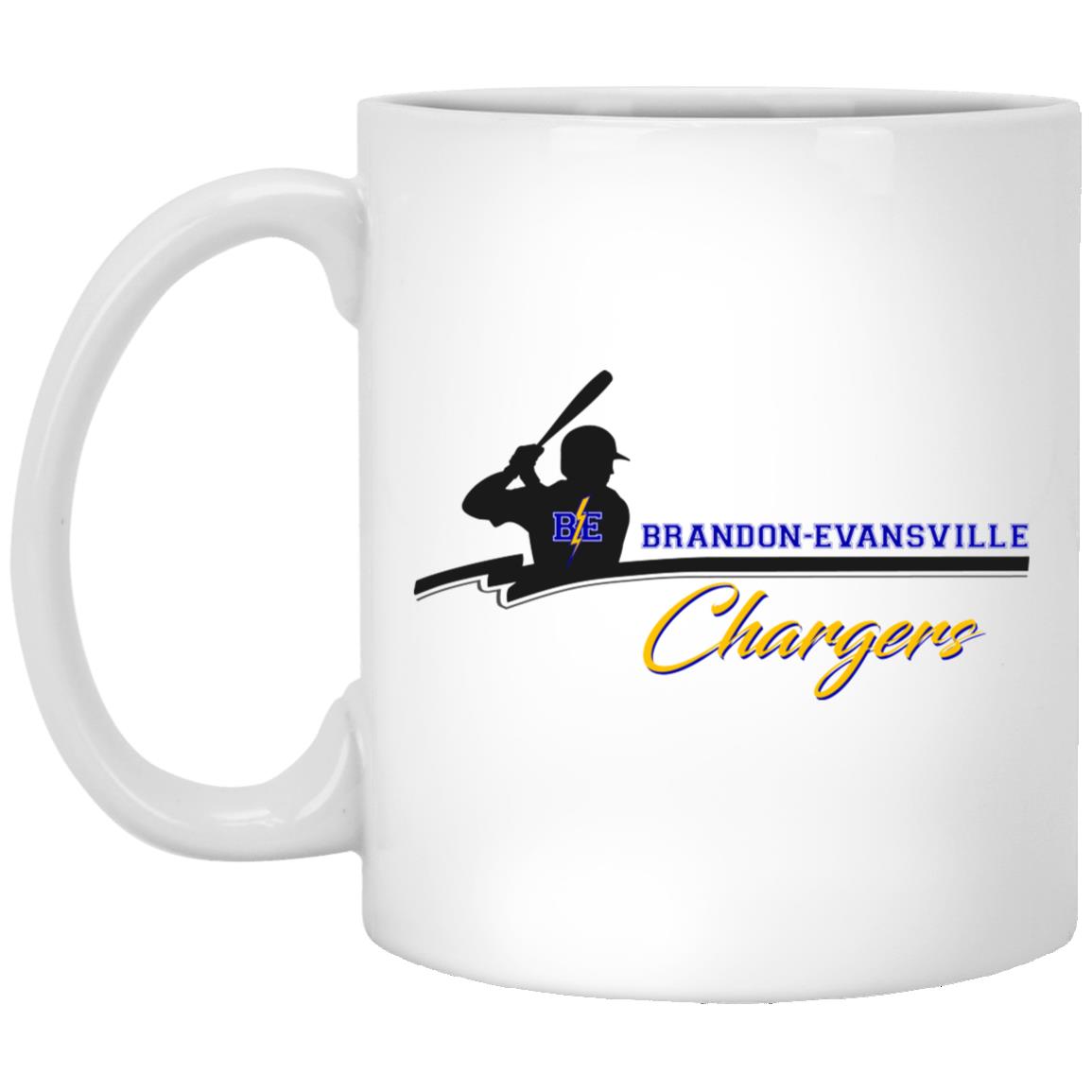 Chargers Baseball - 11oz White Mug