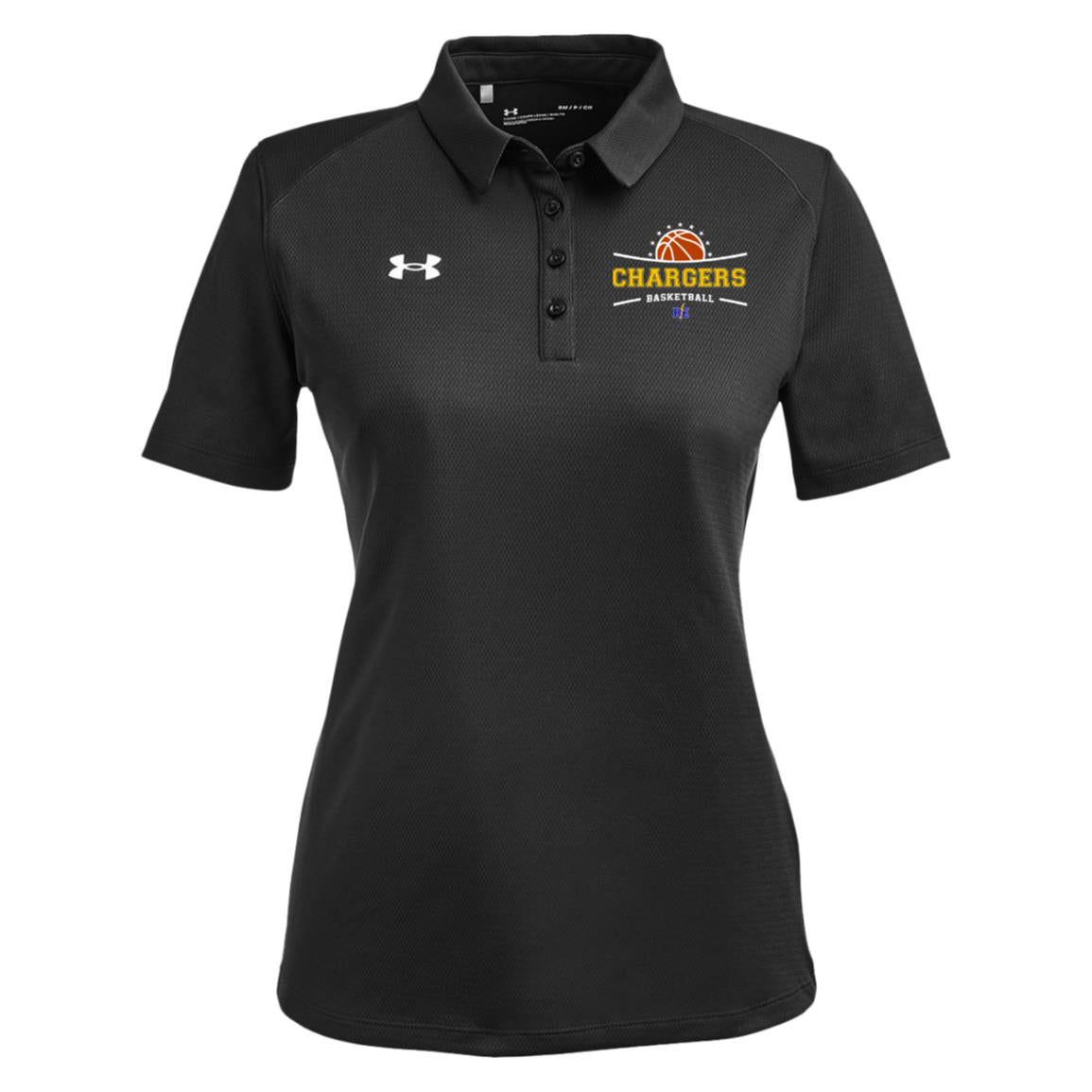 Chargers Basketball - Under Armour Womens Tech Polo