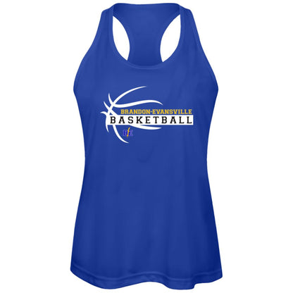 Chargers Basketball - Womens Zone Racerback Tank