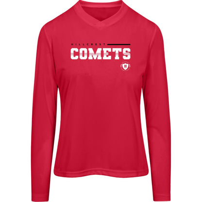 Hillcrest Comets - Womens Zone Long Sleeve Tee