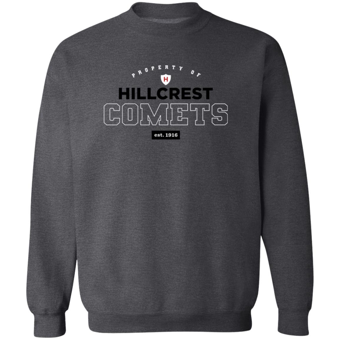 Hillcrest Comets - Crewneck Pullover Sweatshirt