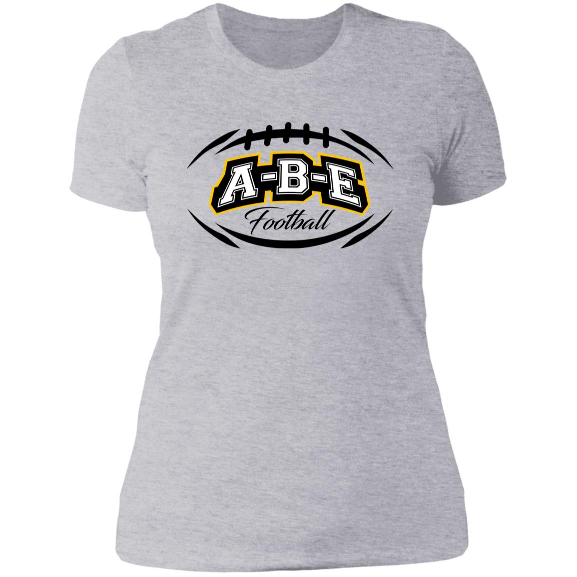 A-B-E Football - Ladies' Boyfriend T-Shirt