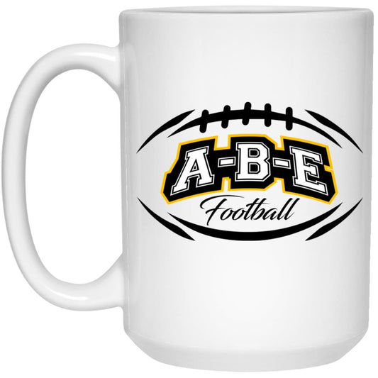 A-B-E Football - 15oz White Mug