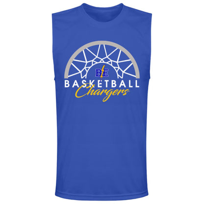 Chargers Basketball - Mens Zone Muscle Tee