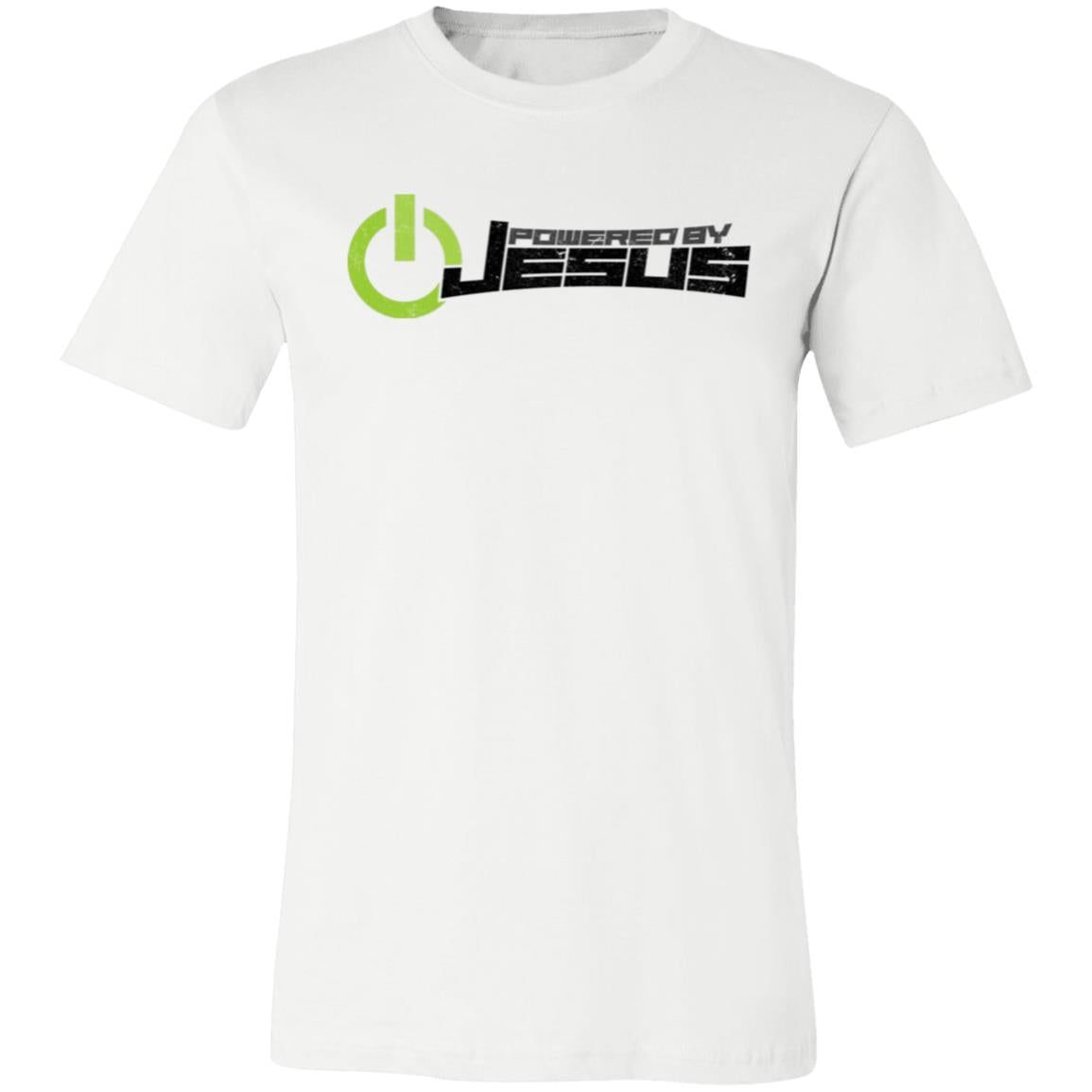 Powered by Jesus - Unisex Jersey Short-Sleeve T-Shirt