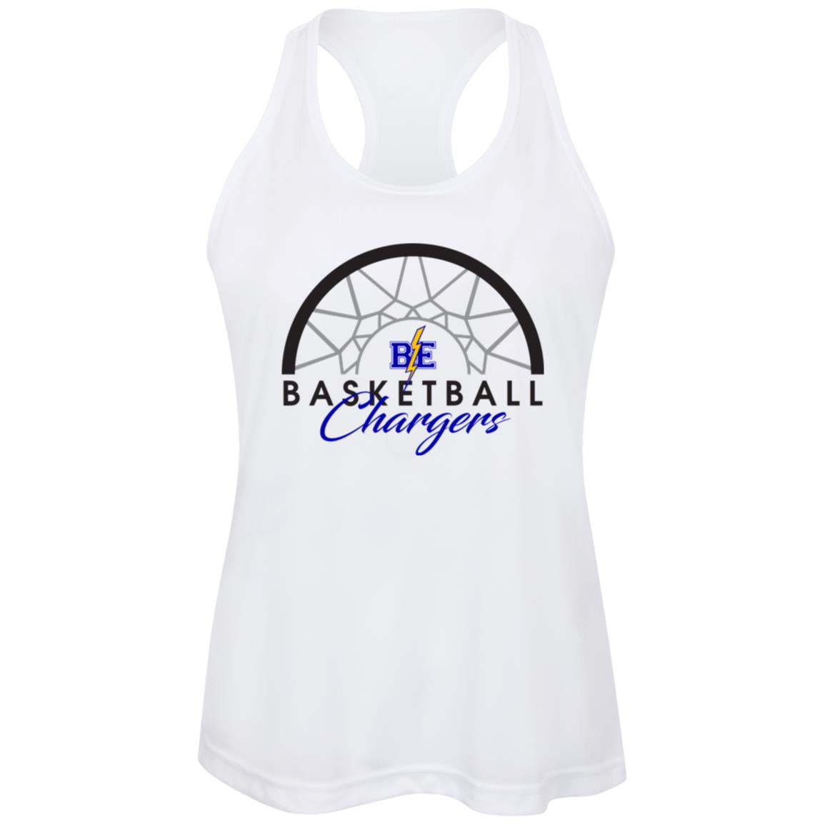 Chargers Basketball - Womens Zone Racerback Tank