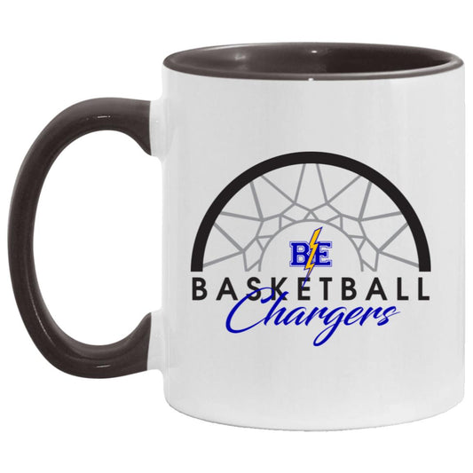 Chargers Basketball - 11oz Accent Mug