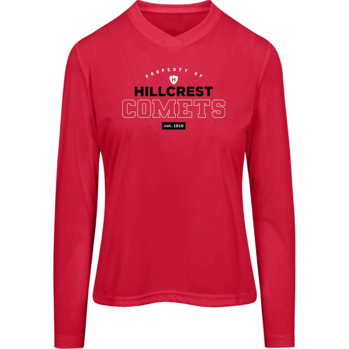 Hillcrest Comets - Womens Zone Long Sleeve Tee