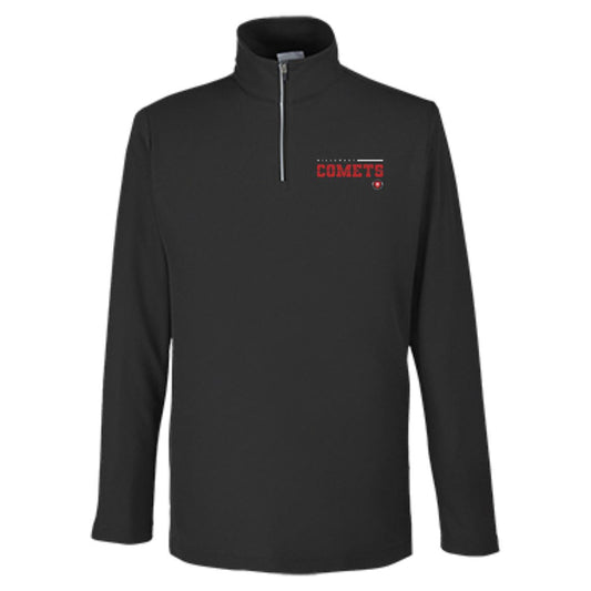 Hillcrest Comets - Mens Fusion ChromaSoft Pique Quarter Zip