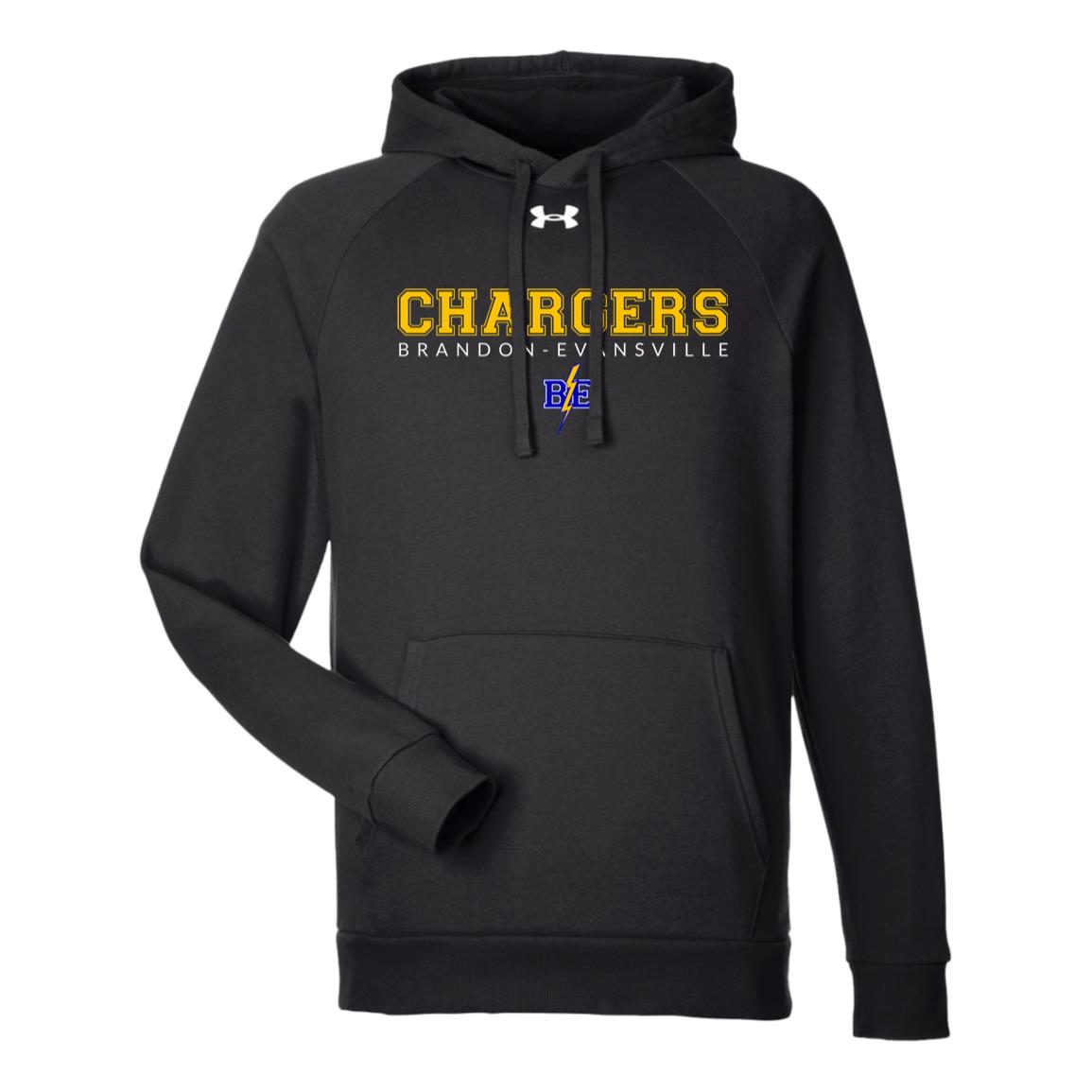 Chargers - Under Armour Mens Rival Fleece Hoodie