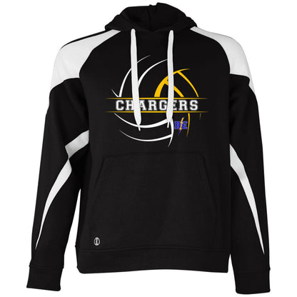 Chargers Volleyball - Athletic Colorblock Fleece Hoodie