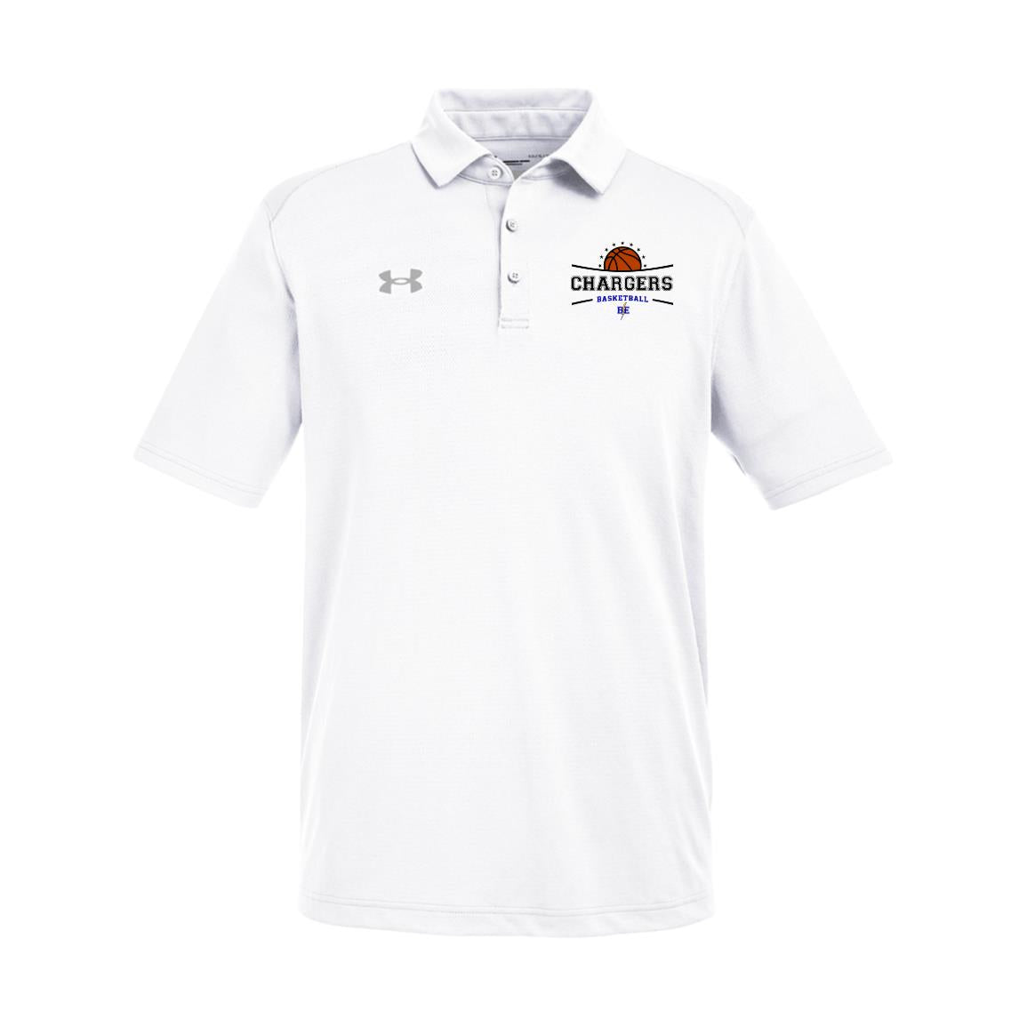 Chargers Basketball - Under Armour Mens Tech Polo