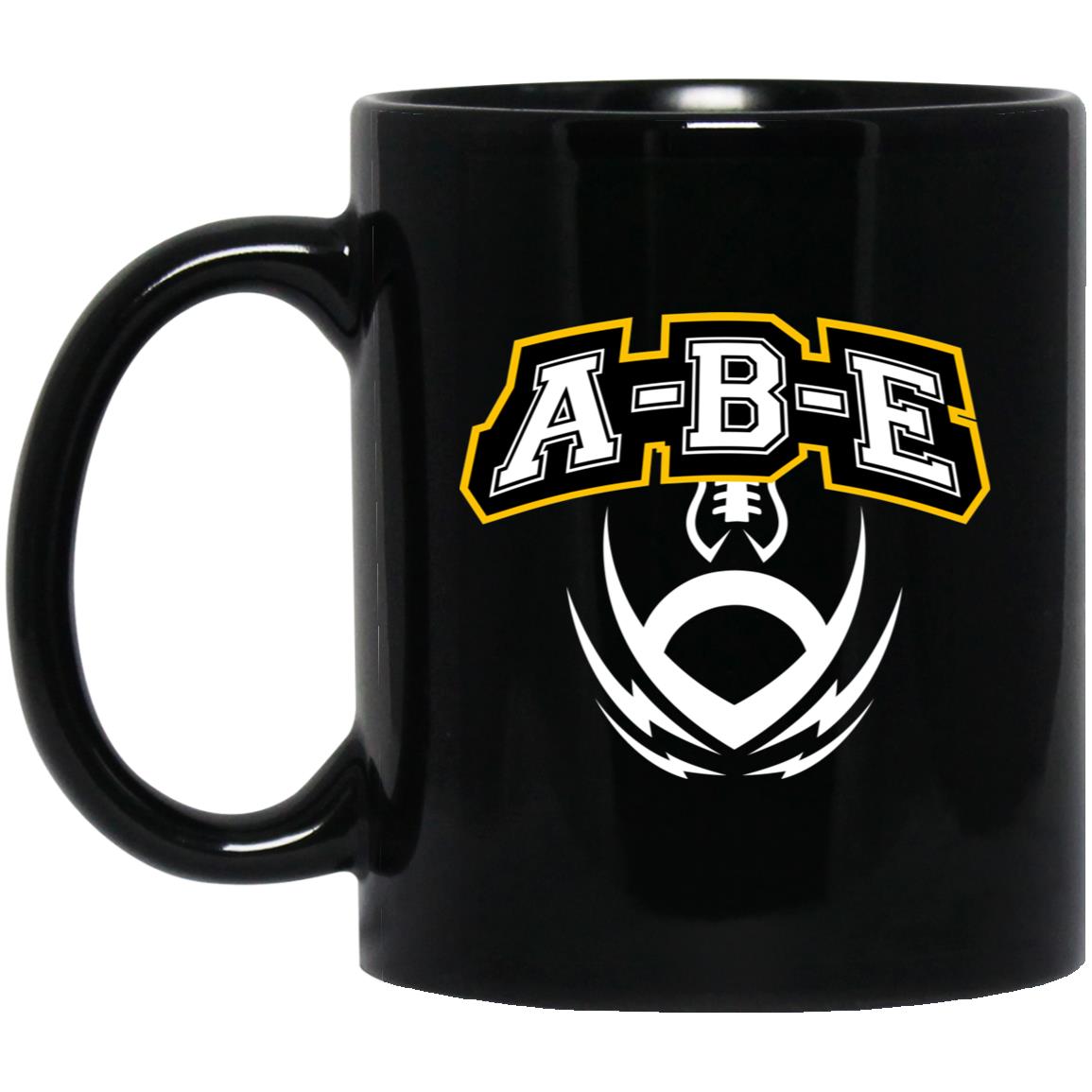 A-B-E Football - 11oz Black Mug